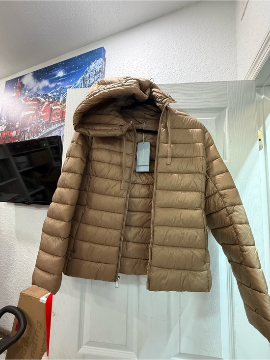 ANTONIO MELANI Jackets & Blazers - Women’s  Lightweight puffer jacket with  Hood - Brown